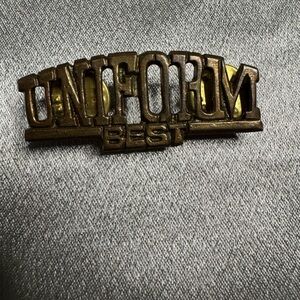 Vintage brass Uniform Pin